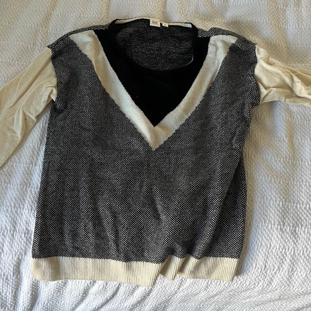 3.1 Phillip Lim Black and Cream Sweater